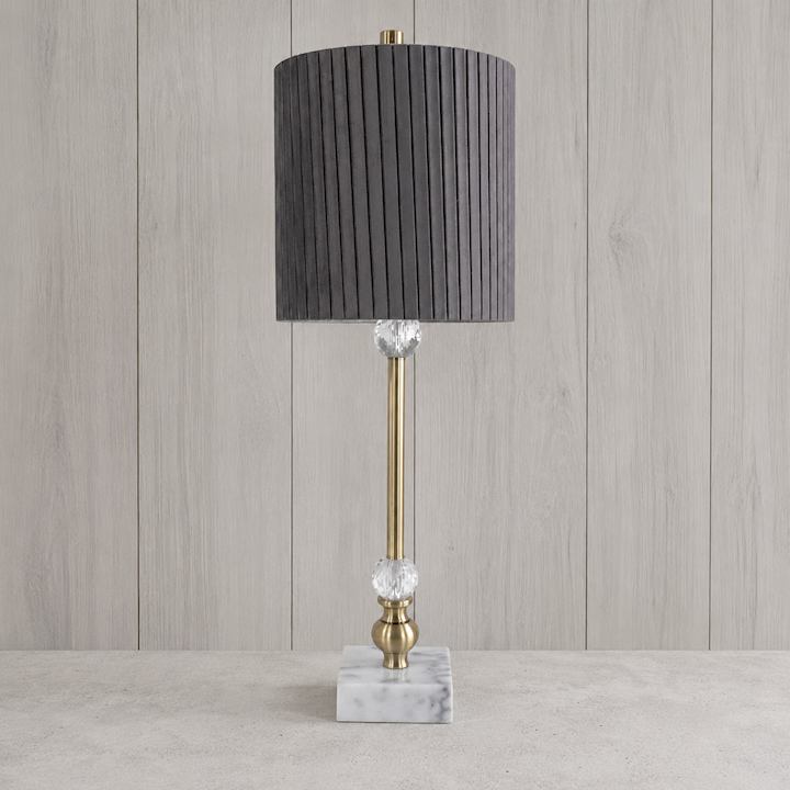 GOLD BUFFET LAMP 23x23x72cm